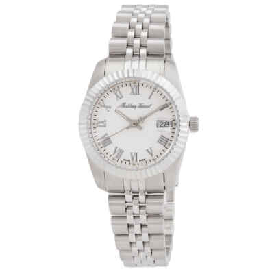 Mathey-Tissot Mathy III Roman Quartz White Dial Ladies Watch D810ABR