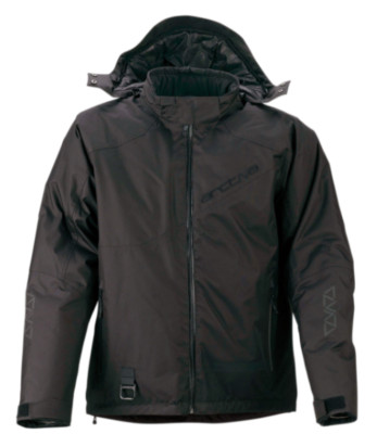 ARCTIVA PIVOT 4 SNOWMOBILE JACKET COAT WATERPROOF ZIP-OFF HOOD MEN'S - BLACK 4XL