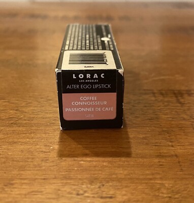 LORAC ALTER EGO LIPSTICK IN THE SHADE COFFEE CONNOISSEUR - NEW WITH BOX