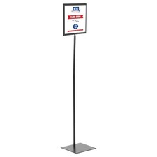 Floor Standing Sign Holder Double Sided Menu Poster Display Flat Base