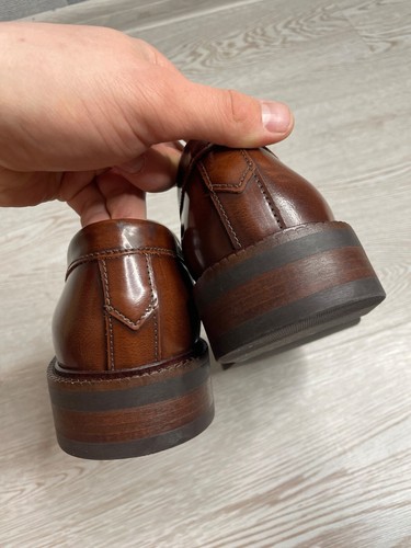 Mocasines de cuero marrón Gant de lujo para hombre talla 8 - Imagen 8 de 13