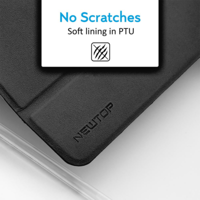 Custodia per Apple IPAD AIR 13 2024 A2898 A2899 A2900 con retro trasparente