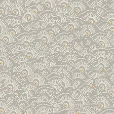 P&B Textiles - Origins - Linear Allover - Light Silver, Fabric by the Yard