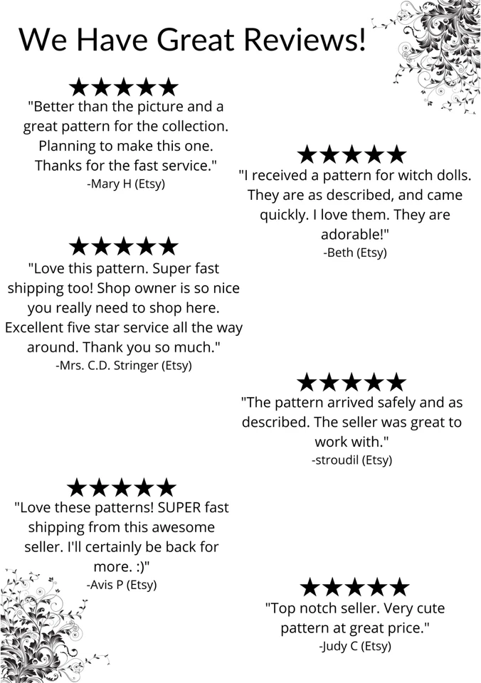 Cow Collectible Vintage Sewing Pattern - 17" Tall - Craft - Gift - Home Decor - Image 4 of 4