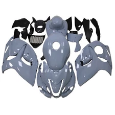 ABS Fairings Grey Plastics for GSXR1300R Hayabusa 2008 - 2020 Suzuki Bodywork