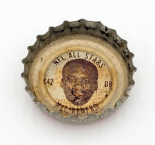1960s Coca Cola Mel Renfro C42 NFL All-Stars Bottle Cap Coke Dallas Cowboys