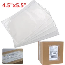 100-1000 Packing List Envelopes 4.5"x5.5" Invoice Shipping Label Self Seal Bags