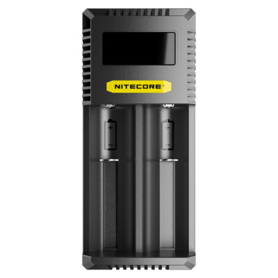 Nitecore Ci2 2 Bay Battery Charger LED Display 18350 18650 21700 26650 AA AAA