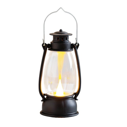 LED Retro Outdoor Camping Kerosene Lamp Portable Lantern Oil Lamp Style Vintage - Picture 8 of 13