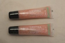 2 Bath  Body Works C.O. Bigelow Mentha Shimmer Lip Tint Lip Gloss - Pearl Mint