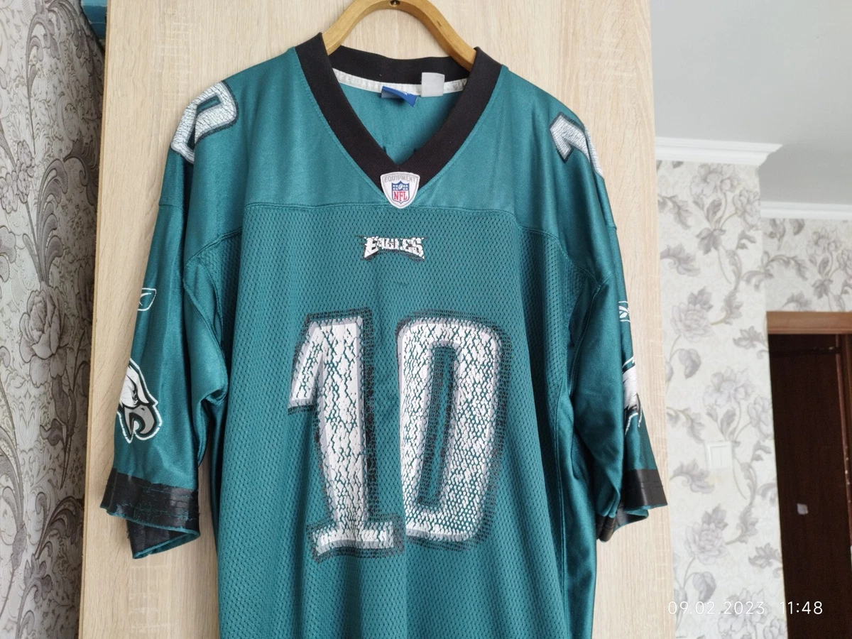 Sports / College Vintage NFL Philadelphia Eagles Jackson #10 Reebok Jersey 2000s Sze 52 Deadstock