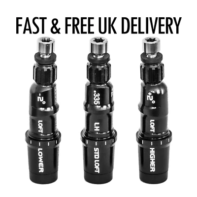 Linkshänder Taylormade Schaftadapter .335. Stealth 2 SIM2 Qi10 SIM M5 M4 Qi35