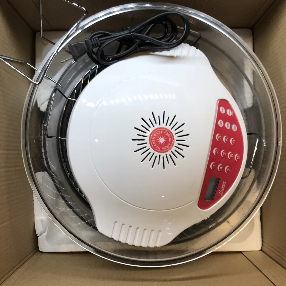 NuWave Pro forno infravermelho fritadeira a ar, vaporizador, desidratar, assar, grelhar, novo - Imagem 4 de 4