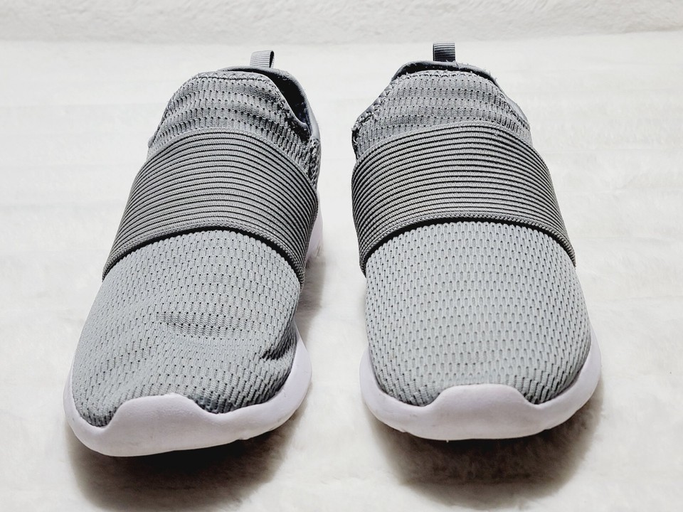 Athletic Works Men's Grey Easy SlipOn Athletic Sneakers Shoes Size 10