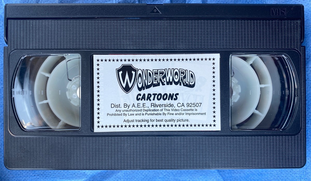 Wonderworld Cartoons - VHS The Clever Turtle & More 1990
