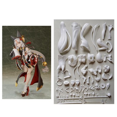 Anime Nun Erena Unpainted GK Models Unassembled Figures Resin Garage Kits 27cmH