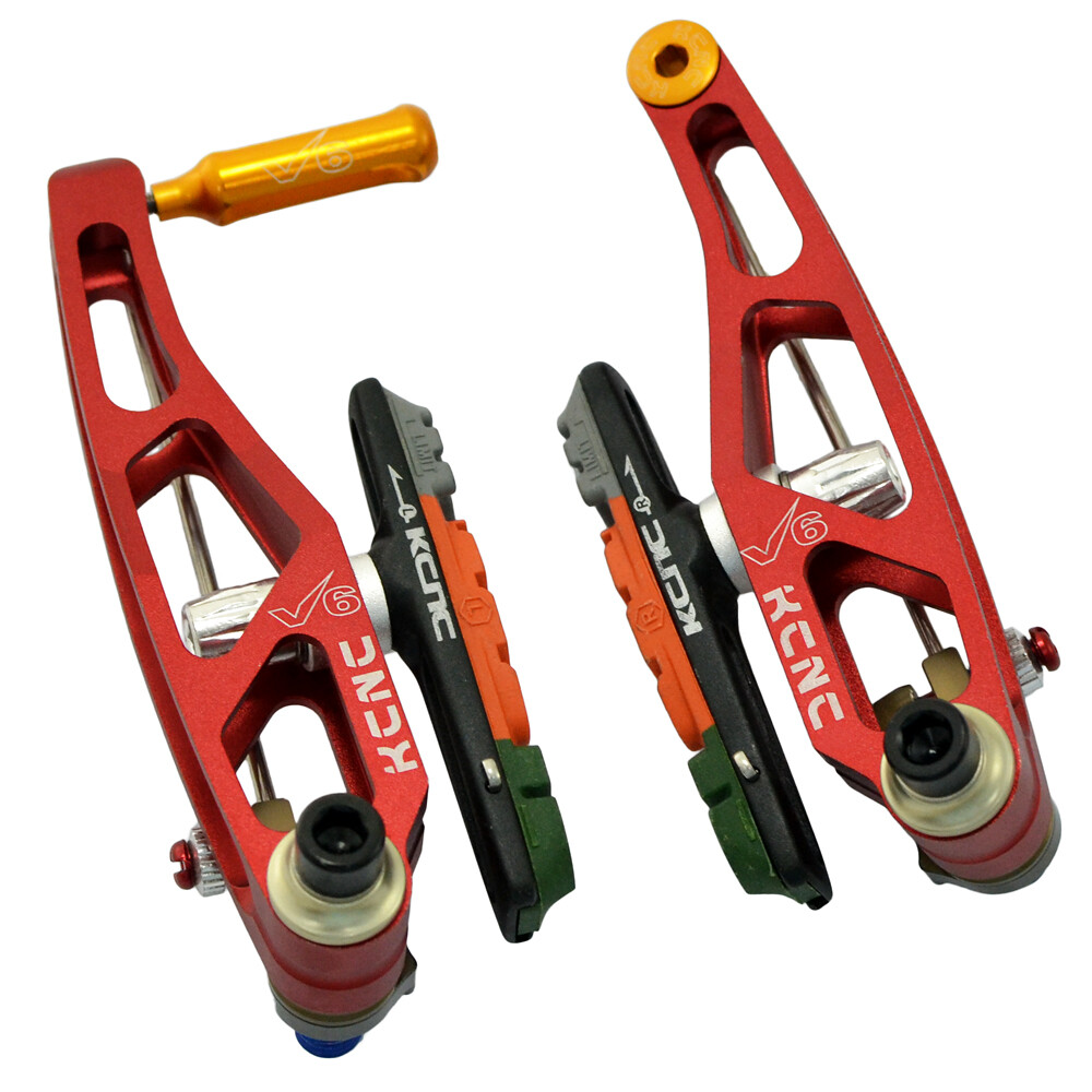 KCNC V6 VB6 MTB V-Brake Set ( V-Brakes and Levers) , Red | eBay
