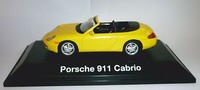 Schuco 04413 Porsche 911 (996) Cabrio Gelb 1:43