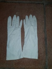 Alte Damen Handschuhe weiß Hochzeit alt antik