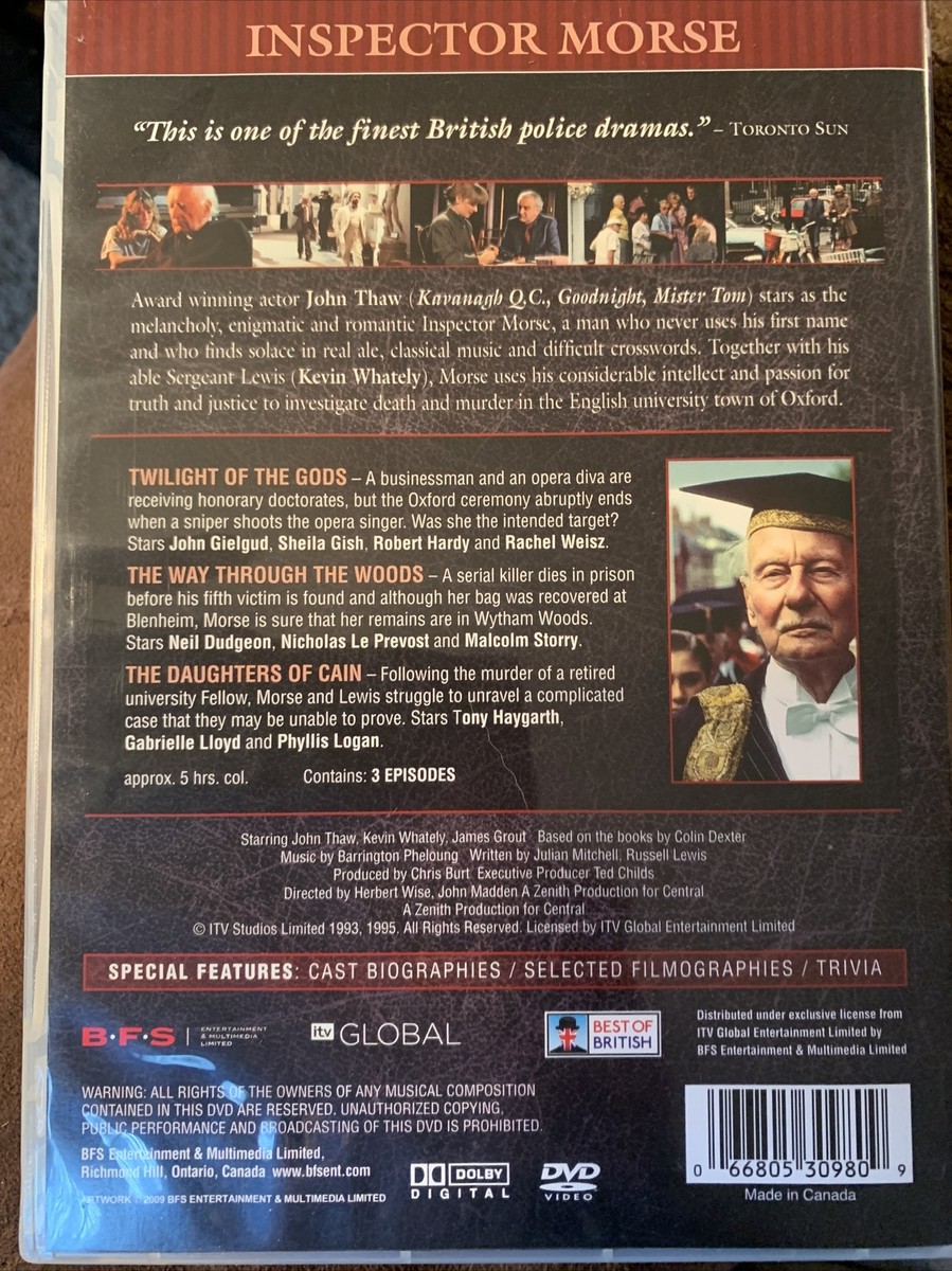 Inspector Morse: Set Ten - Twilight of the Gods (DVD, 2011