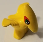 Vintage Lego Duplo PTERODACTYL Yellow Bird Dinosaur Prehistoric Jurassic Figure