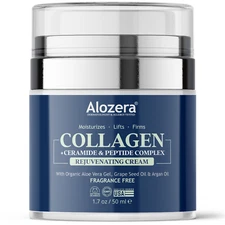 Alozera Collagen Face Moisturizer - Anti-Aging, Hydration & Firmness, 1.7 oz