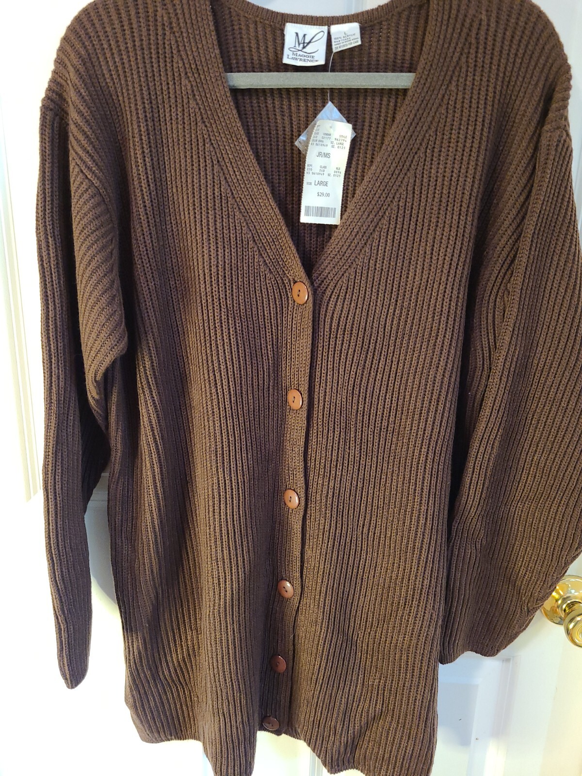 V-Neck Cardigan Sweater NWT | eBay