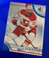 2023-24 SP Hockey Jonathan Huberdeau Blue Parallel Calgary Flames #19