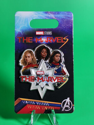 Disney Marvels Pin New Captain Marvel Kamala Khan Monica Rambeau Avengers NEW