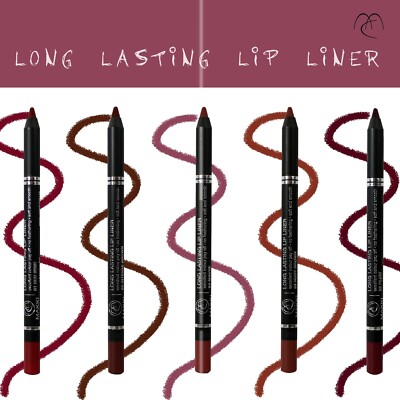 Makki Long Lasting Lip Liner glide pencil intense colour creamy no feathering