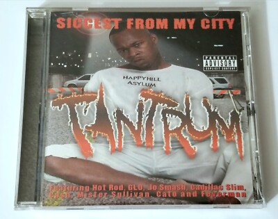 TANTRUM SICCEST FROM MY CITY RAP CD G FUNK GANGSTA HIPHOP