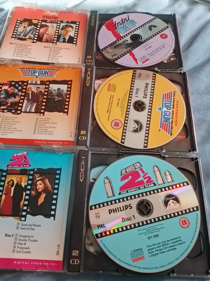 Philips Video CD VCD Bundle - Top Gun, Ghost, PAL Widescreen 16:9 English - Image 3 of 4