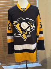 Reebok CCM Pittsburgh Penguins Kris Letang #58 Size 48.                   P18823