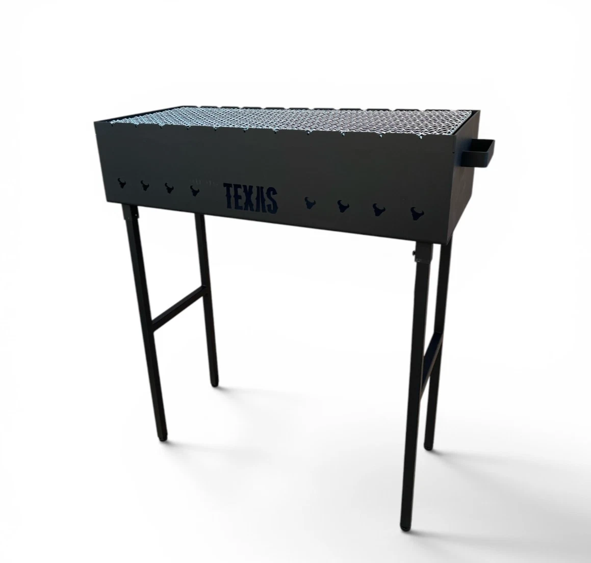 3mm steel Mangal 70x30x17cm XL charcoal grill with grill rack BBQ barbecue