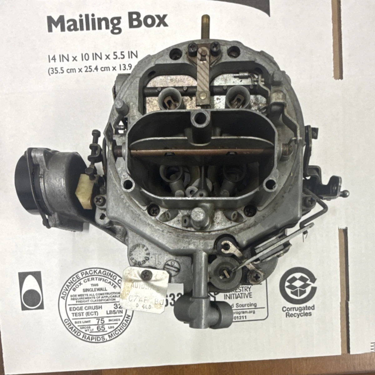 Pack De 2 Aviones Para Carburador Ford/Autolite/Motorcraft - Tamaño .55, Para Modelos 2100, 2150, Etc.