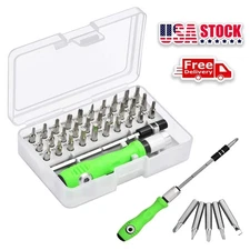 32x Small Magnetic Screwdriver Torx Driver Phone PC Professional Repair Tool Kit