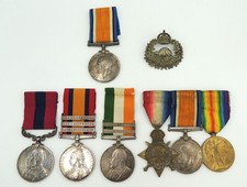 Boer War WW1 10th CEF Canadian Gallantry Grouping Distinguished Conduct Medal