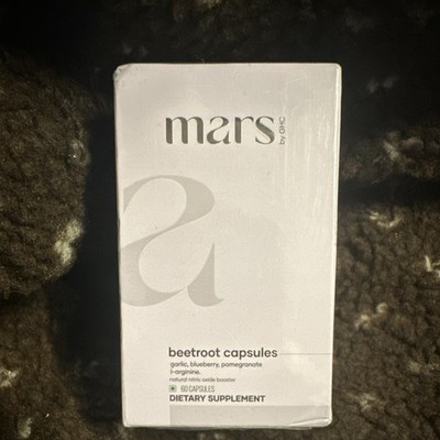 Mars by GHC Beetroot Garlic Blueberry Pomegranate 60 Capsules Nitric Oxide