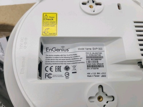 NEW! EnGenius EAP1300 Wireless Ac1300 Indoor Access Point - White - Picture 6 of 6