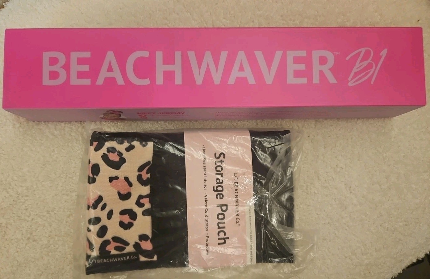 Beachwaver X Jeremy B1 Rotating Curling Iron |" Automatic Hair Curler