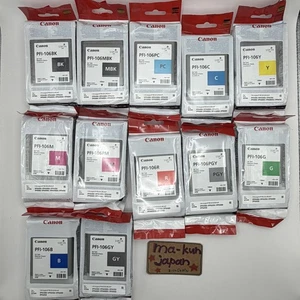 Canon PFI-106 Ink Tank Set 130ml 12 Colors New Unopened Expired Storage