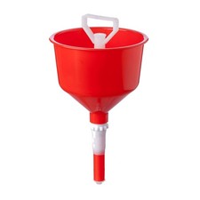 Imbuto Autoregolatore Rosso Per Travaso Olio Vino Acqua Con Arresto Automatico