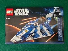 Lego Star Wars Plo Koon's Jedi Starfighter 8093 100% Complete - No Box