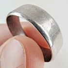 Mens Taxco Mexico Band Ring Size 11 1/4 Sterling Silver 925 Vintage