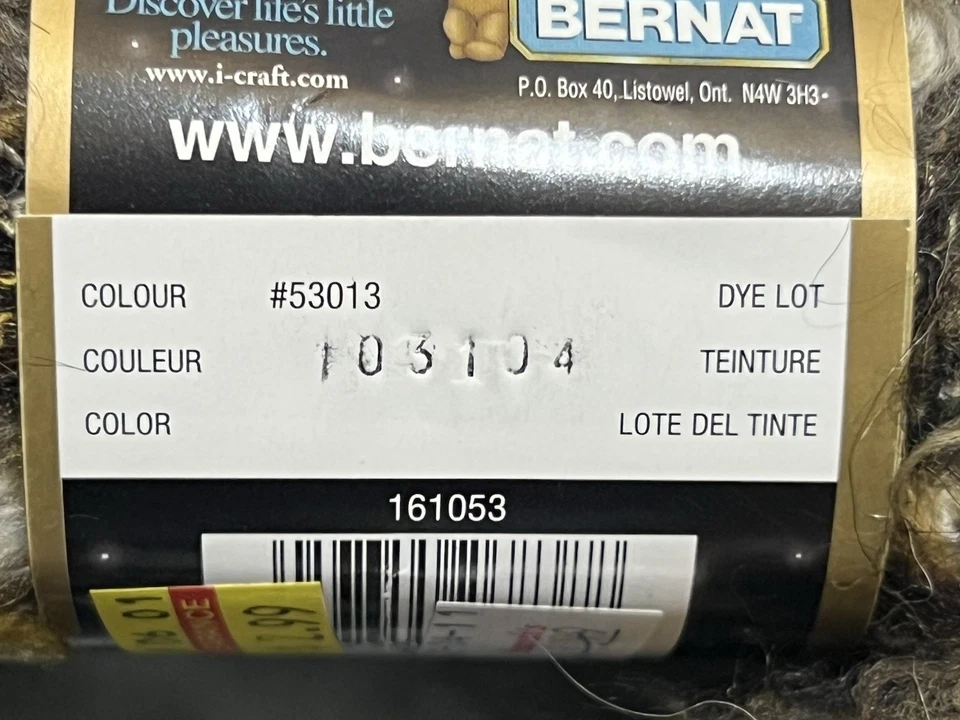 Bernat GALAXY Yarn Acrylic / MOHAIR Blend 50gr ea. Set of 4 color Earth - Image 4 of 4