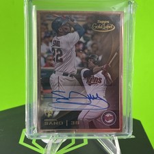 2016 Topps Gold Label - Framed Autographs Miguel Sanó #GLFA-MS (AU, RC)