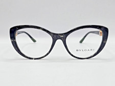 Bvlgari Women's Black Lace Eyeglasses 4110 5366 53-17 140 Made in Italy