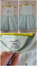 Carters Baby Mädchen Trägerkleid hellblau E...