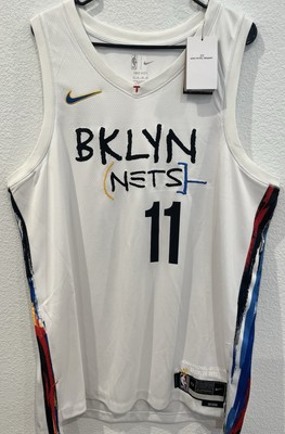 NWT Kyrie Irving Brooklyn Nets Nike Jean Michel Basquiat Swingman
