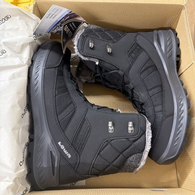 Lowa Trident III GTX Black Insulated Snow Boots womens 8.5